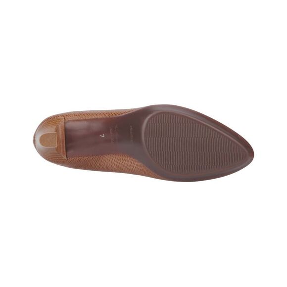 Aquatalia Rella Weatherproof Leather Pump, Brown